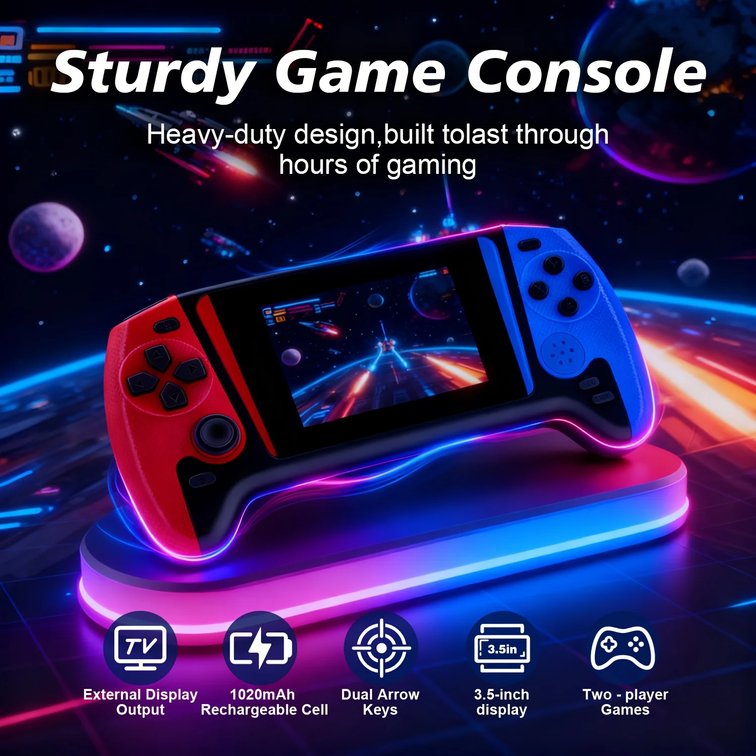 Q21 Classic Retro Handheld Game Console with 3.5 Inch HD Eye-Protection LED Screen And Ergonomically Designed Controller
Q21 Classic Retro Handheld Game Console with 3.5 Inch HD Eye-Protection LED Screen And Ergonomically Designed Controller