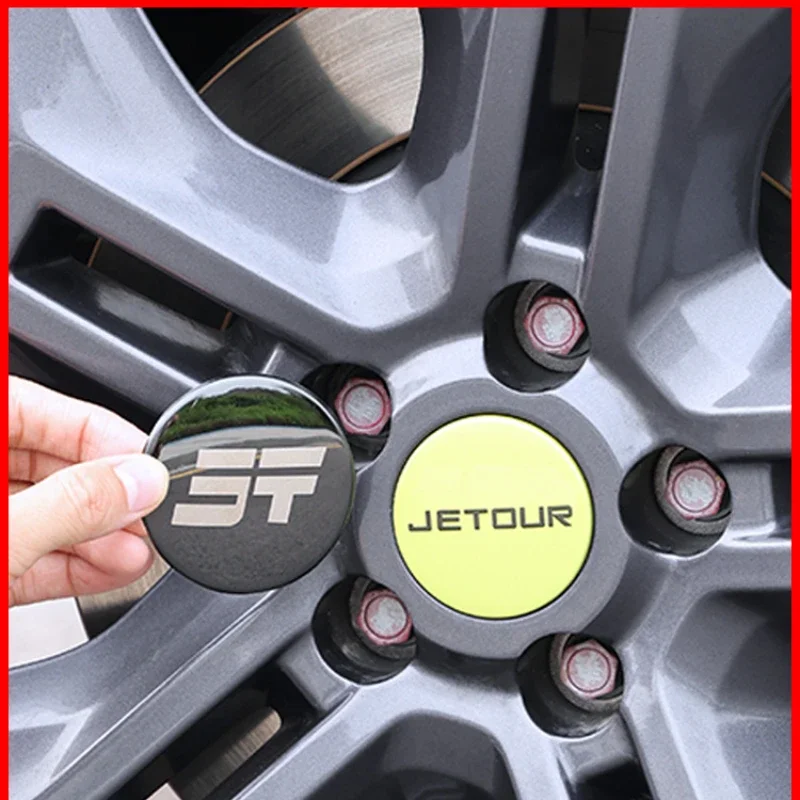 Металлическая накладка на ступицу колеса JETOUR Traveler, Центральная накладка на ступицу колеса, внешние аксессуары для автомобиля 
Металлическая накладка на ступицу колеса JETOUR Traveler, Центральная накладка на ступицу колеса, внешние аксессуары для автомобиля