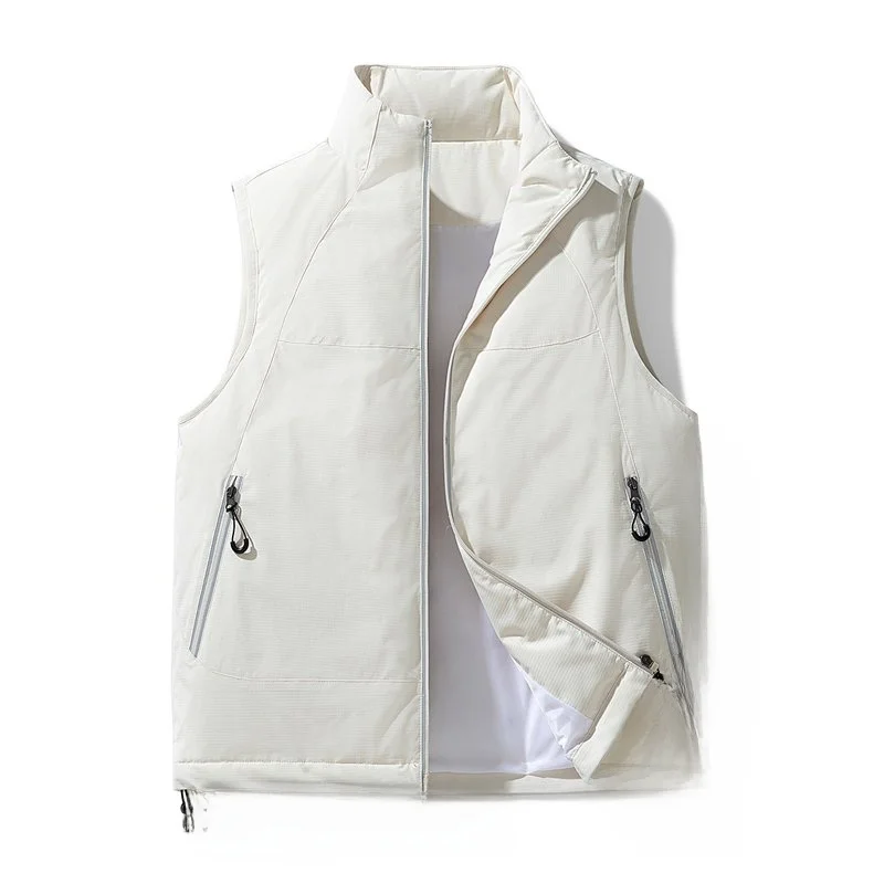Men's High-Loft Du down Vest Winter Outdoor Windproof Water-Resistant Warm Stand Collar Faion Urban Sle Zipper Closure
Men's High-Loft Du down Vest Winter Outdoor Windproof Water-Resistant Warm Stand Collar Faion Urban Sle Zipper Closure