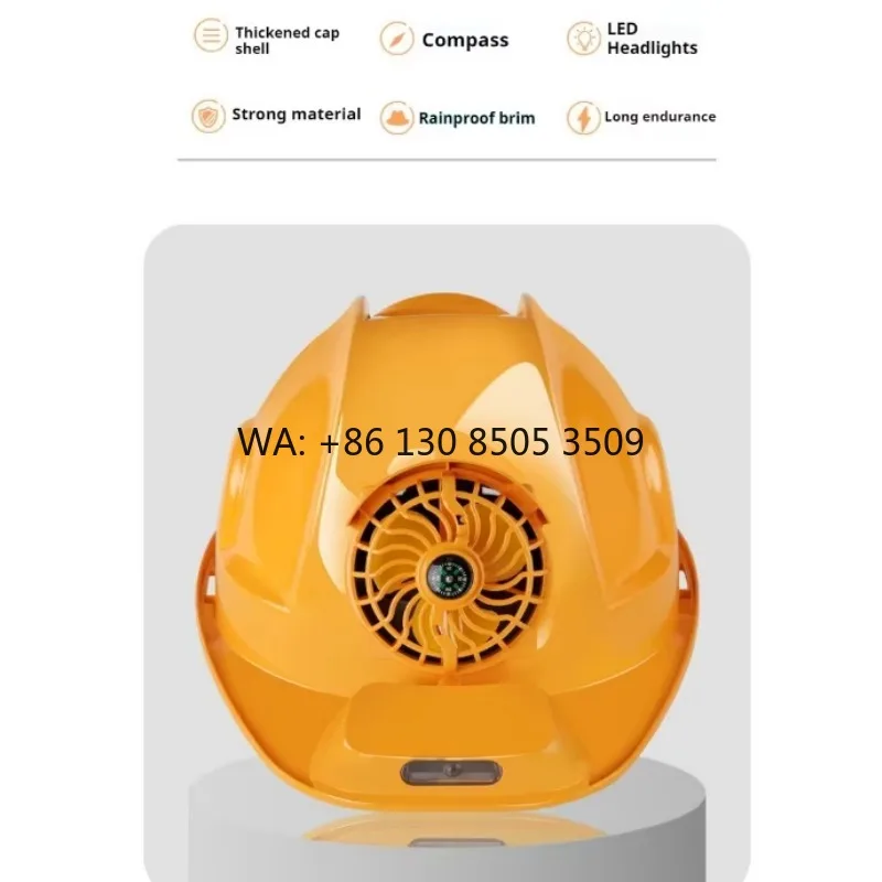 High Strength ABS Industrial Safety Helmet Smart Health Head Protection with Solar Fan for Construction Comfortable Hard Hat
High Strength ABS Industrial Safety Helmet Smart Health Head Protection with Solar Fan for Construction Comfortable Hard Hat