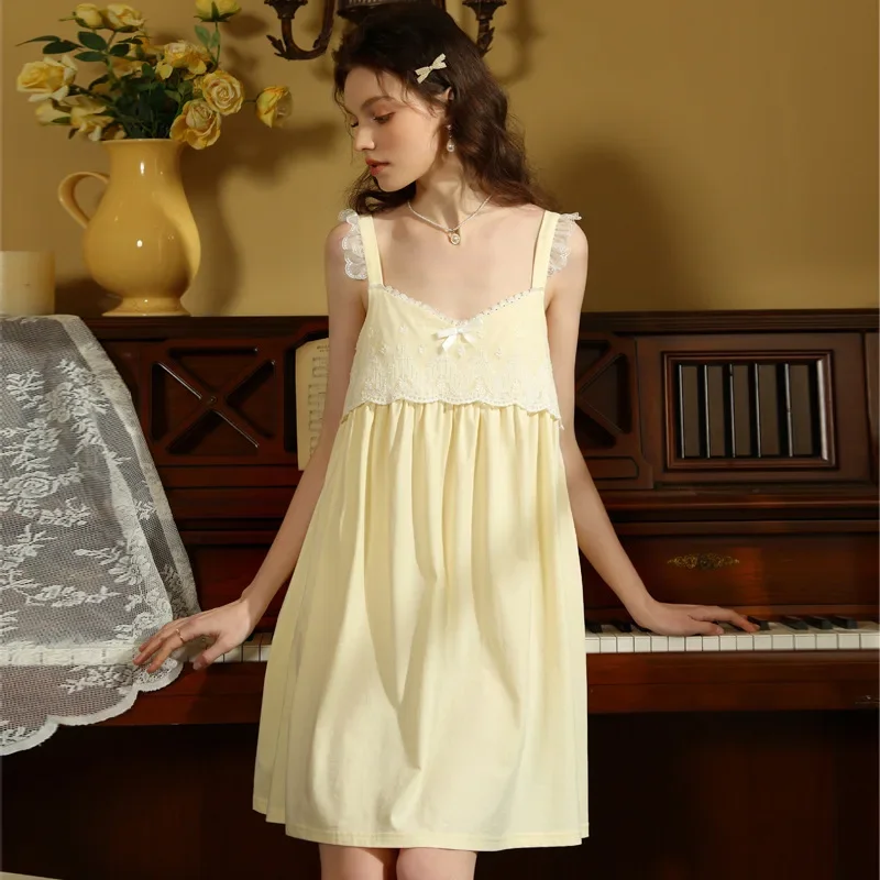 Nightgowns Women's Clothing Homewear Summer Spring Autumn Thin New Sexy Suspenders Lace Sweet Elegant Comfortable Simple Stylish
Nightgowns Women's Clothing Homewear Summer Spring Autumn Thin New Sexy Suspenders Lace Sweet Elegant Comfortable Simple Stylish