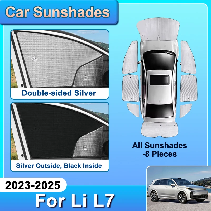 For Li L7 2023 2024 2025 Lixiang L7 X03 Car Side Sun Shades Heat Insulation Summer Reflective Sun Visor Covers Auto Accessories
For Li L7 2023 2024 2025 Lixiang L7 X03 Car Side Sun Shades Heat Insulation Summer Reflective Sun Visor Covers Auto Accessories