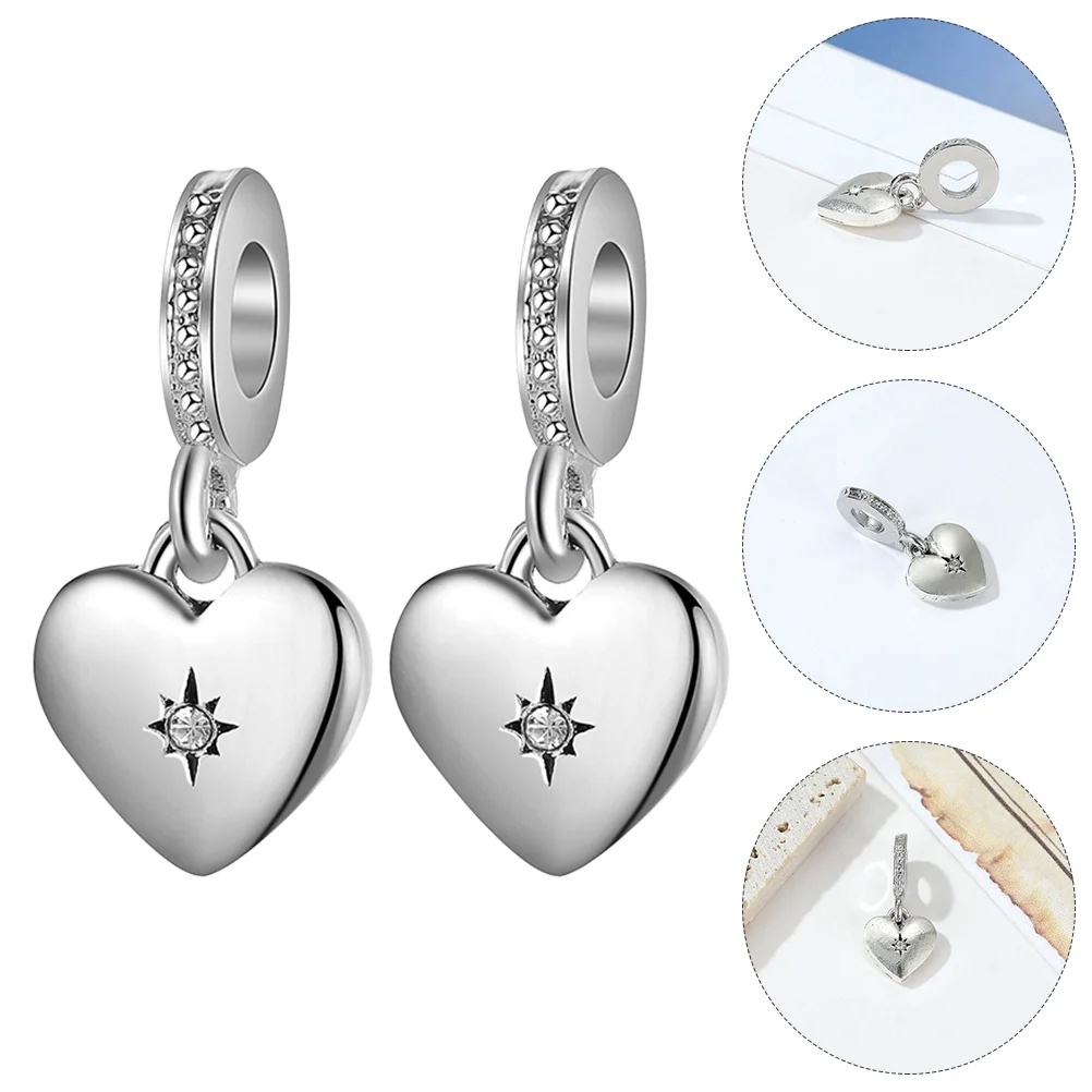 5Pcs Heart-Shaped Pendant Alloy Charm Jewelry Making Accessory for Bracelet DIY Creative Gift Crafts Heart-Shaped Charms
5Pcs Heart-Shaped Pendant Alloy Charm Jewelry Making Accessory for Bracelet DIY Creative Gift Crafts Heart-Shaped Charms