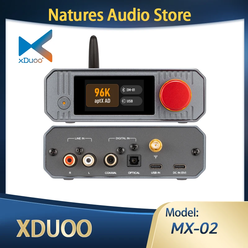 XDUOO MX-02 Hi-Fi HD Bluetooth 5.4 Аудиопередатчик 20 мс со сверхнизкой задержкой
XDUOO MX-02 Hi-Fi HD Bluetooth 5.4 Аудиопередатчик 20 мс со сверхнизкой задержкой