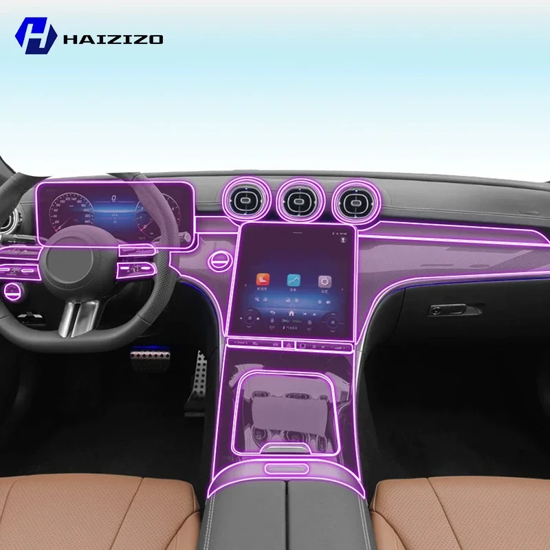 For Mercedes-Benz CLE C236 A236 2023-2025Car interior center console protective sticker interior decorative strip TPU protective
For Mercedes-Benz CLE C236 A236 2023-2025Car interior center console protective sticker interior decorative strip TPU protective