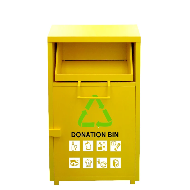 Factory Custom Clothing Donation Drop off Box with Lock for Charity Clothes Drop off
Factory Custom Clothing Donation Drop off Box with Lock for Charity Clothes Drop off