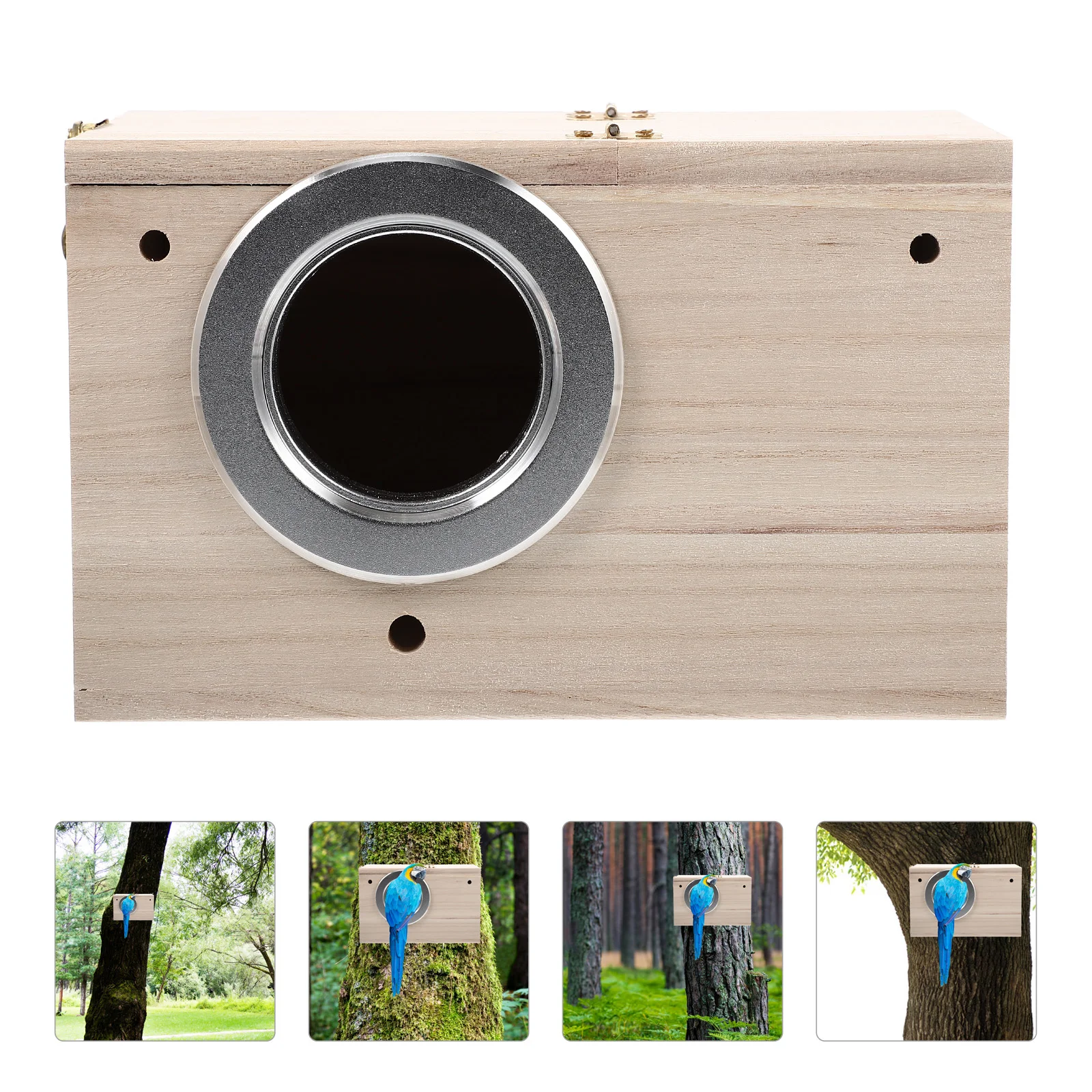 Wooden Bird Nest Parrot Breeding Box Warm Incubation Nesting Box Wooden Bird House Parakeet Supply Cockatiel Lovebird Bird Cages
Wooden Bird Nest Parrot Breeding Box Warm Incubation Nesting Box Wooden Bird House Parakeet Supply Cockatiel Lovebird Bird Cages