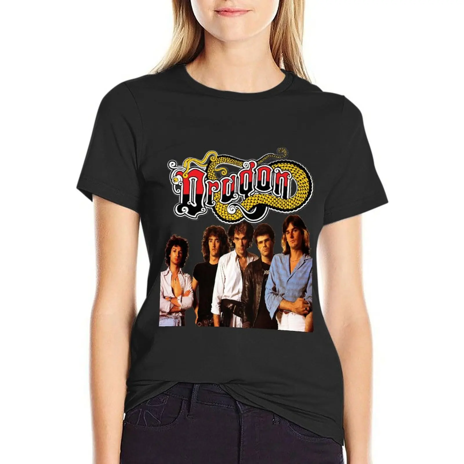 AusRock - Dragon T-shirt graphics korean fashion white t shirts for Women
AusRock - Dragon T-shirt graphics korean fashion white t shirts for Women