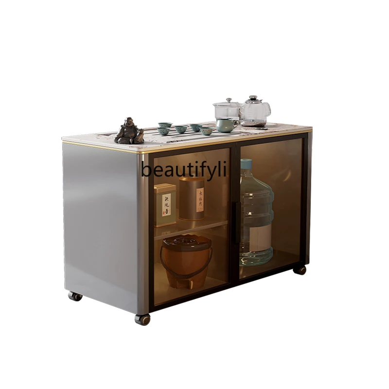 Balcony Multi-Functional Stone Plate Tea Cart Household Coffee Table Small Integrated Kung Fu Tea Table Mobile Tea Cabinet
Balcony Multi-Functional Stone Plate Tea Cart Household Coffee Table Small Integrated Kung Fu Tea Table Mobile Tea Cabinet