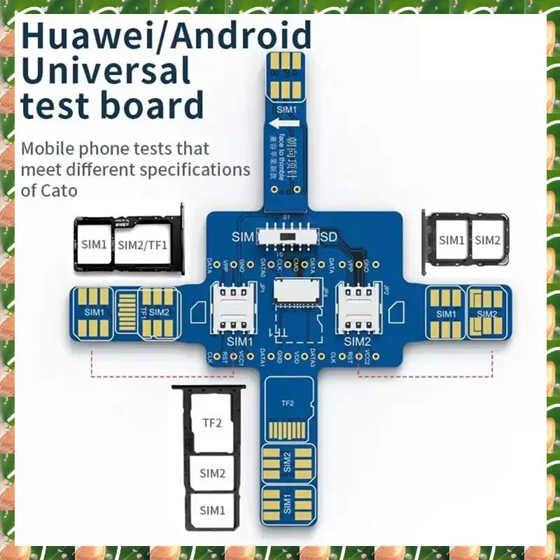 JAJA Sim Card Signal Test Board SD Card Detection SIM Card Reader Problem Replacement
JAJA Sim Card Signal Test Board SD Card Detection SIM Card Reader Problem Replacement