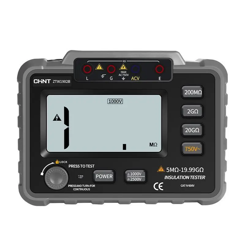 500V High Voltage Electronic Shake Meter 1000V Electrical High Resistance Meter 2500V Insulation Resistance Tester
500V High Voltage Electronic Shake Meter 1000V Electrical High Resistance Meter 2500V Insulation Resistance Tester