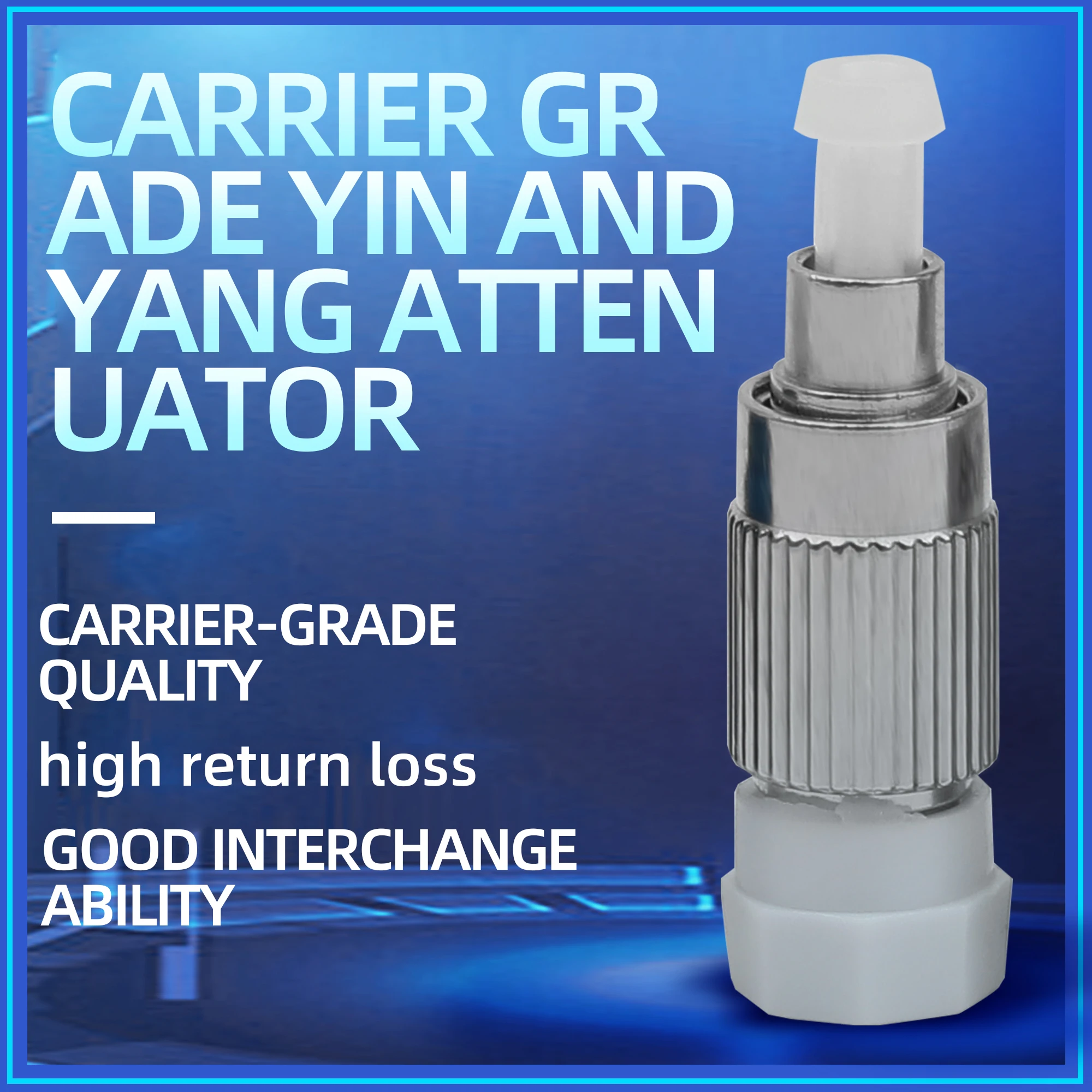 KELUSHI FC UPC/APC Fiber Optic Attenuator 7DB Male to Female Optical Fiber Attenuator Connector Adapter
KELUSHI FC UPC/APC Fiber Optic Attenuator 7DB Male to Female Optical Fiber Attenuator Connector Adapter