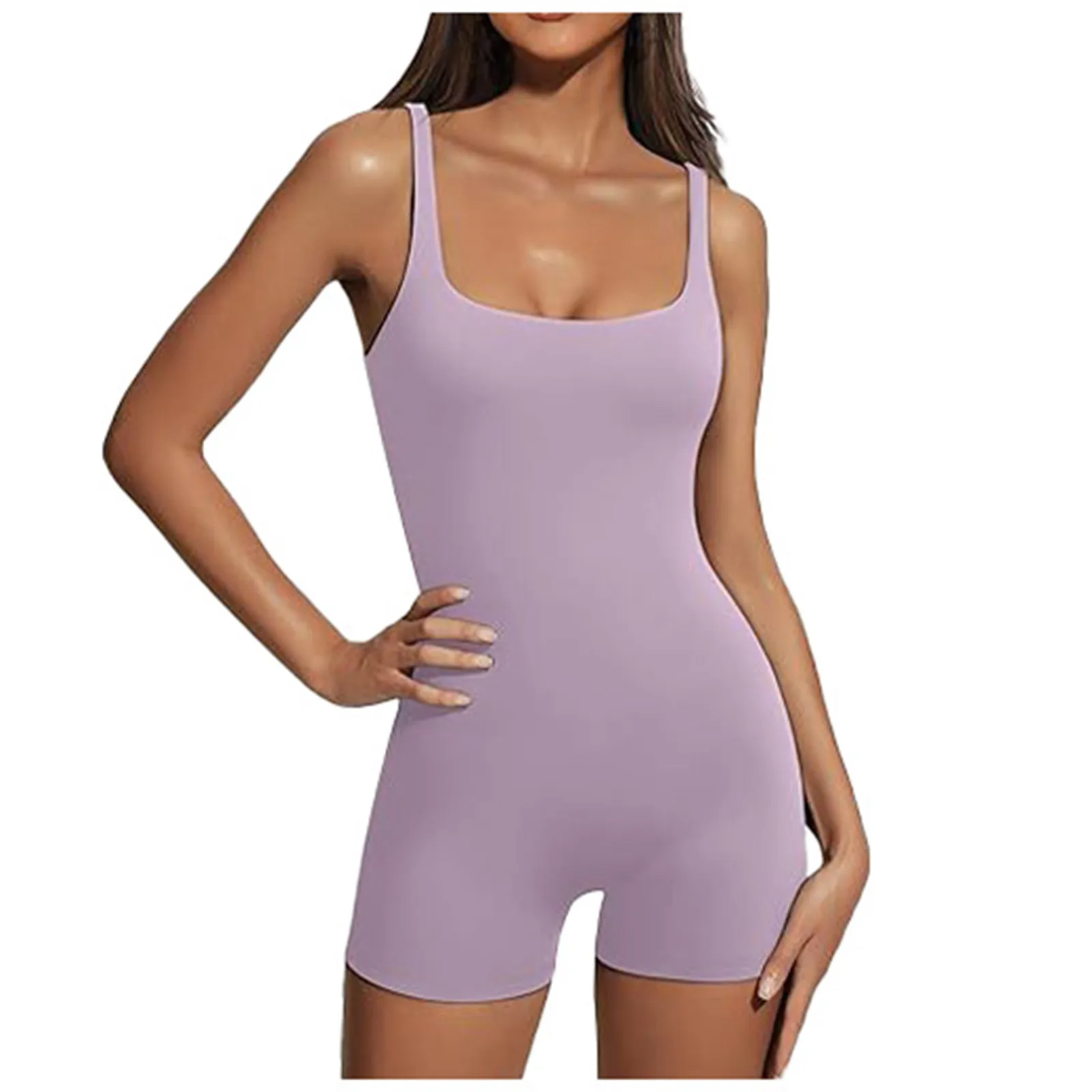 Women's Solid Color Sexy Spicy Girl Tight Fitting Light Mature Sleeveless Suspender Yoga Jumpsuit Large High Waist Bikini
Women's Solid Color Sexy Spicy Girl Tight Fitting Light Mature Sleeveless Suspender Yoga Jumpsuit Large High Waist Bikini