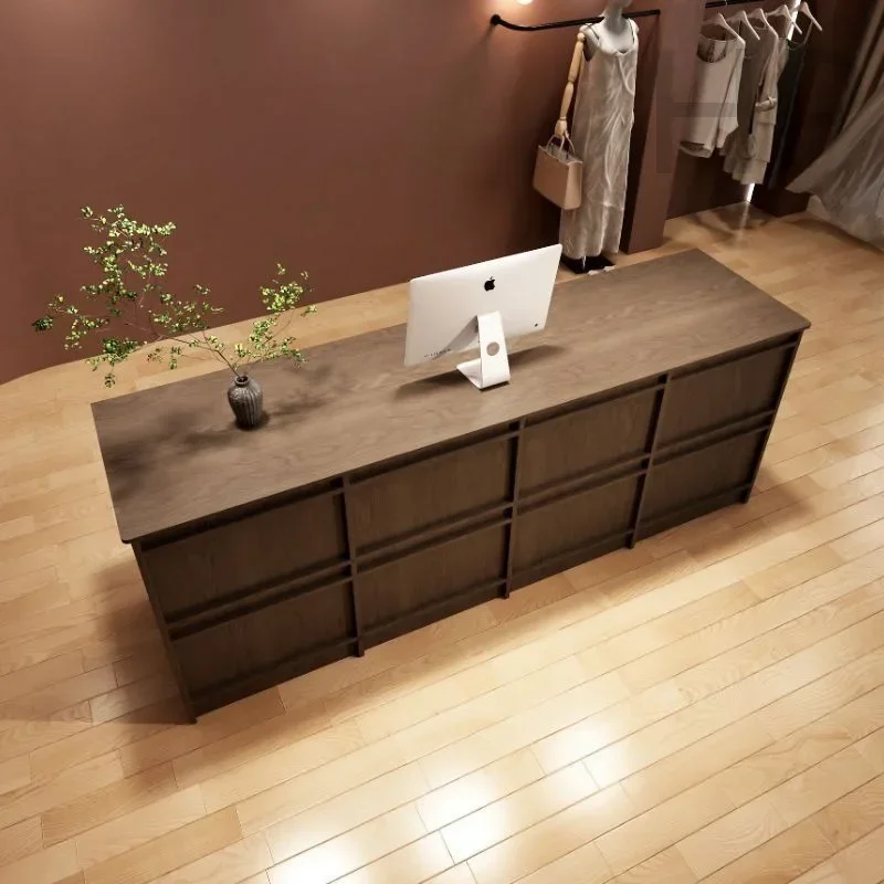 Cash Register Reception Desks Checkout Counter Simple Design Reception Desks Modern Front Desk Office Furniture Meja Kasir LLRD
Cash Register Reception Desks Checkout Counter Simple Design Reception Desks Modern Front Desk Office Furniture Meja Kasir LLRD