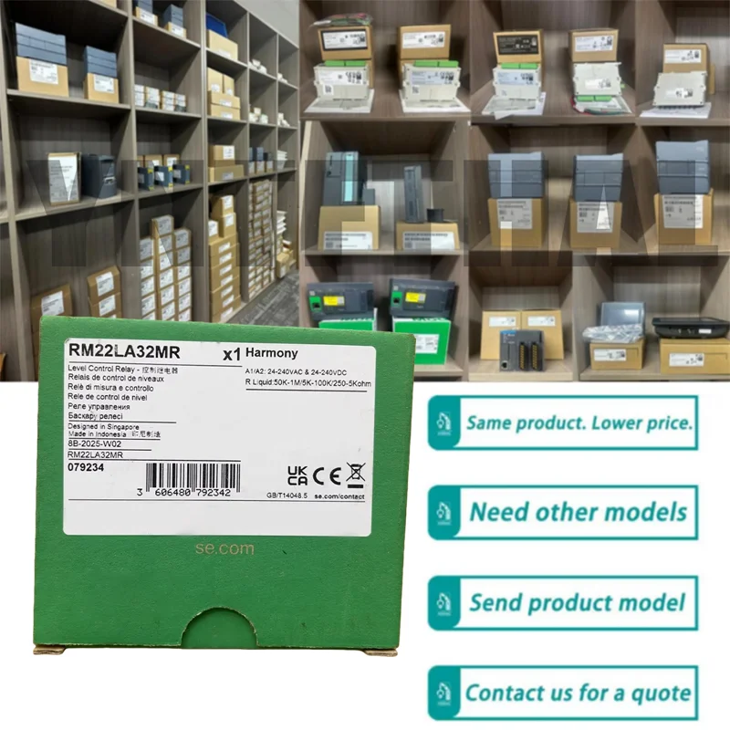 NEW RM22LA32MR RM22LG11MR RM22UA33MR Liquid Level Monitoring
NEW RM22LA32MR RM22LG11MR RM22UA33MR Liquid Level Monitoring