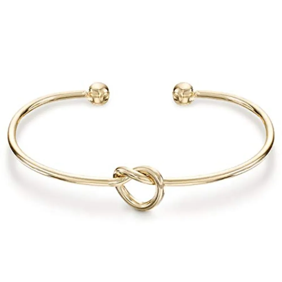 14K Gold Plated Forever Love Knot Infinity Bangle Bracelets for Women Gold Bangle Bracelet for Women
14K Gold Plated Forever Love Knot Infinity Bangle Bracelets for Women Gold Bangle Bracelet for Women
