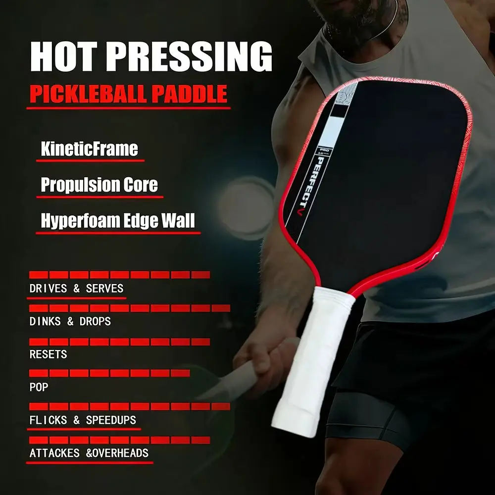 PROV carbon fiber fifth-generation kinetic frame pickleball paddle, powerful offense, steady defense, professional pickleball
PROV carbon fiber fifth-generation kinetic frame pickleball paddle, powerful offense, steady defense, professional pickleball