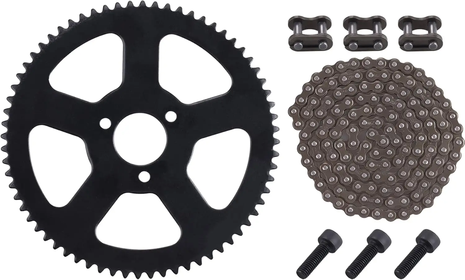 Цепь 25H 136 звеньев и звездочка 68T для мини-мотоциклов 49CC, карманных байков и внедорожных мотоциклов
Цепь 25H 136 звеньев и звездочка 68T для мини-мотоциклов 49CC, карманных байков и внедорожных мотоциклов
