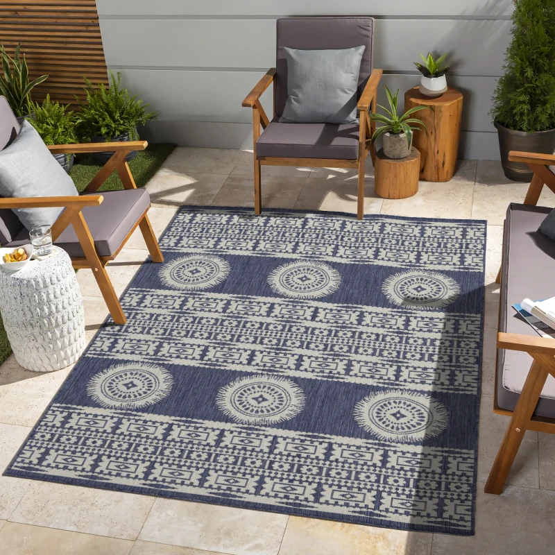 Sunshine GC_HAR2022 Blue 7 ft. 10 in. x 10 ft. 3 in. Indoor/Outdoor Area Rug
Sunshine GC_HAR2022 Blue 7 ft. 10 in. x 10 ft. 3 in. Indoor/Outdoor Area Rug