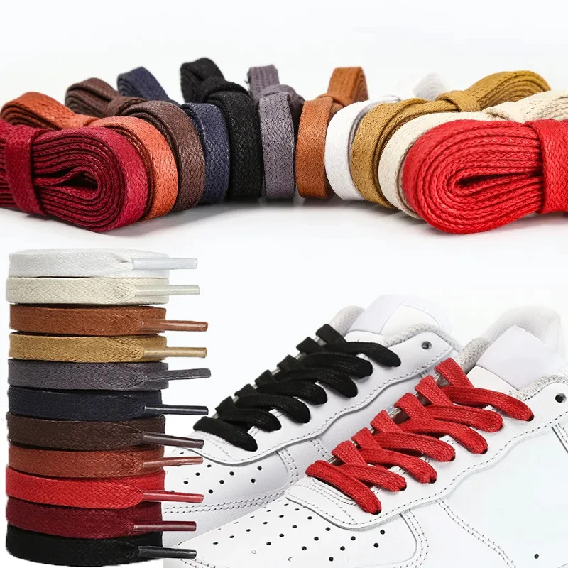 Autumn Winter Waxed Cotton Shoelaces 0.8CM Width Flat Waterproof Laces Unisex Boots Casual Sneakers Shoelace Leather Laces Shoes
Autumn Winter Waxed Cotton Shoelaces 0.8CM Width Flat Waterproof Laces Unisex Boots Casual Sneakers Shoelace Leather Laces Shoes