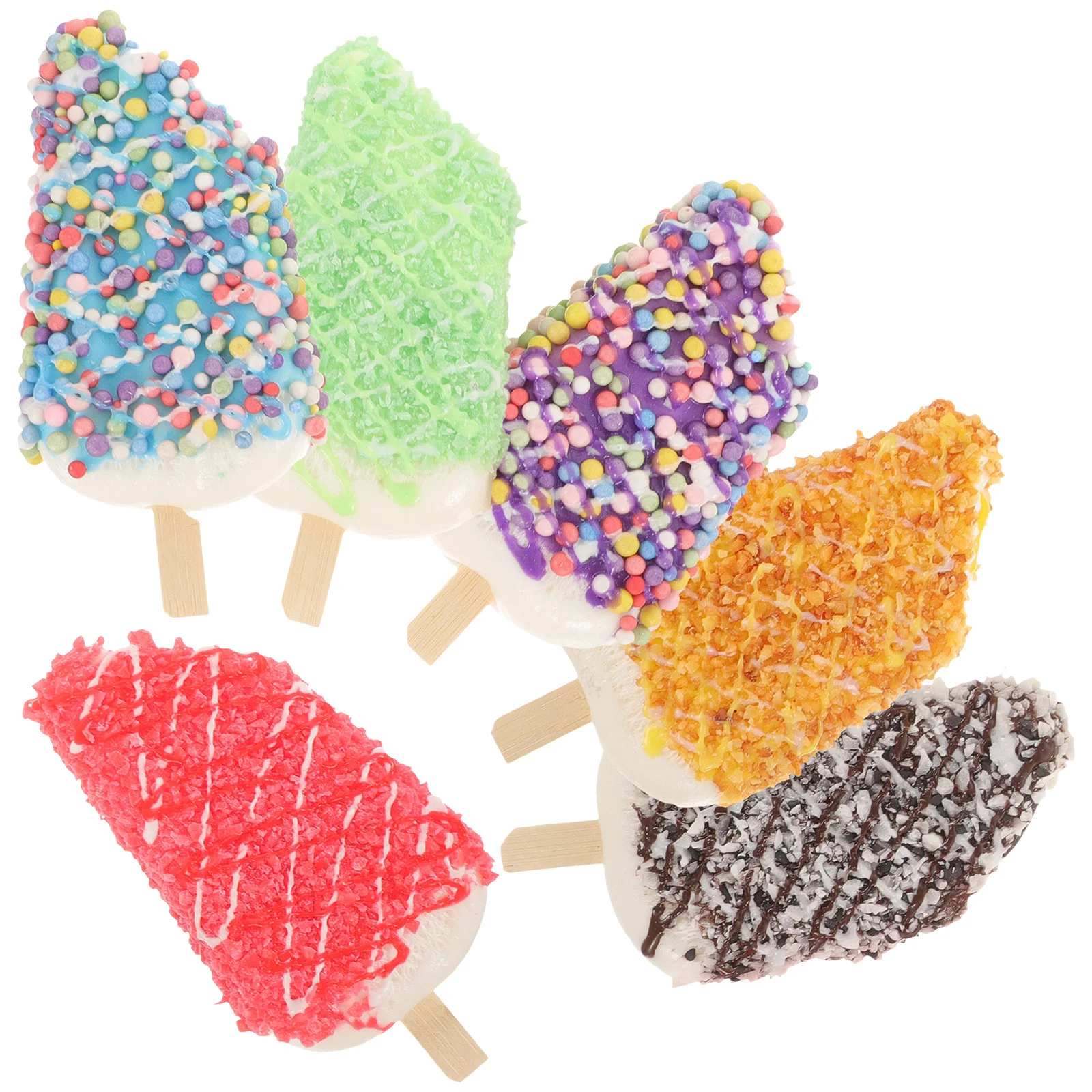 6 Pcs Lifelike Fake PU Ice Cream Models Simulation Desserts Showcase Props for Party Table Decor Artificial for Party
6 Pcs Lifelike Fake PU Ice Cream Models Simulation Desserts Showcase Props for Party Table Decor Artificial for Party