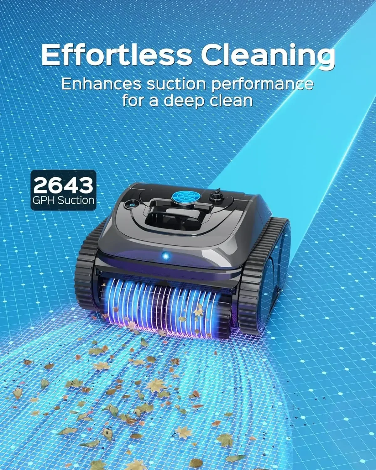 WYBOT Cordless Robotic Pool Vacuum, 140mins Runtime, Robotic Pool Cleaner with Upgraded Triple-Motor, Wall Climbing
WYBOT Cordless Robotic Pool Vacuum, 140mins Runtime, Robotic Pool Cleaner with Upgraded Triple-Motor, Wall Climbing