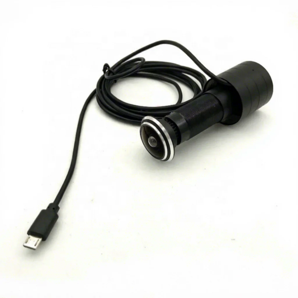 UVC 1MP 720P CMOS Sensor Mini USB-C Type 180 Degree Fisheye Lens IP65 Waterproof Vandal-Proof Wide Angle Door Camera
UVC 1MP 720P CMOS Sensor Mini USB-C Type 180 Degree Fisheye Lens IP65 Waterproof Vandal-Proof Wide Angle Door Camera