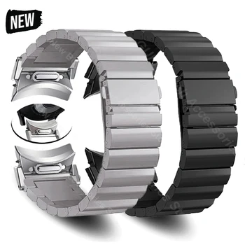 삼성 갤럭시 워치용 티타늄 노갭 밴드, 클래식 팔찌, 42mm, 46mm, 43mm, 47mm, 40mm, 44mm, 45mm, 럭셔리 남성 스트랩