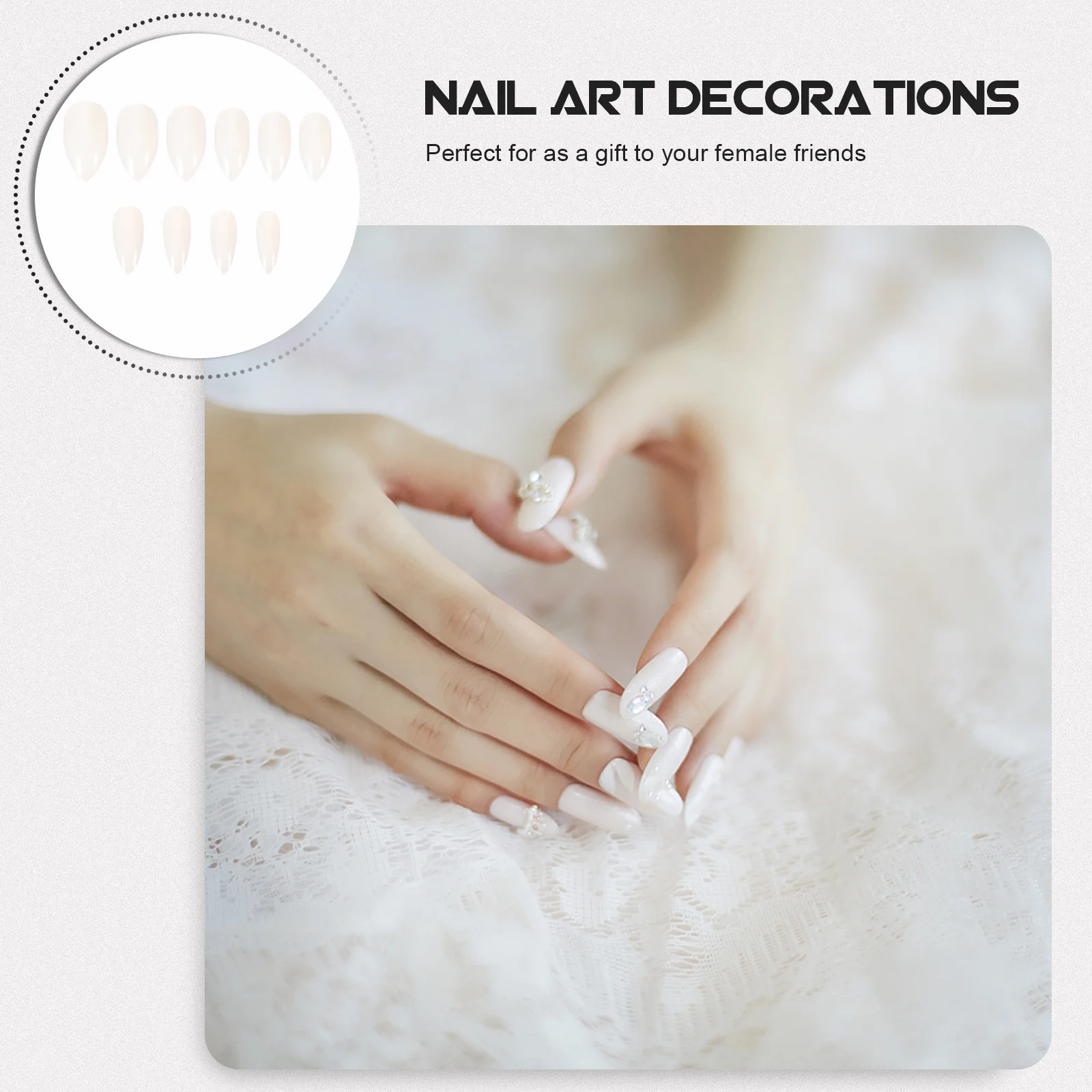 600pcs Fake Nails Set Artificial Nail Tips For Women Diy Manicure Stickers Nail Art Decals Party Holiday Gift White
600pcs Fake Nails Set Artificial Nail Tips For Women Diy Manicure Stickers Nail Art Decals Party Holiday Gift White