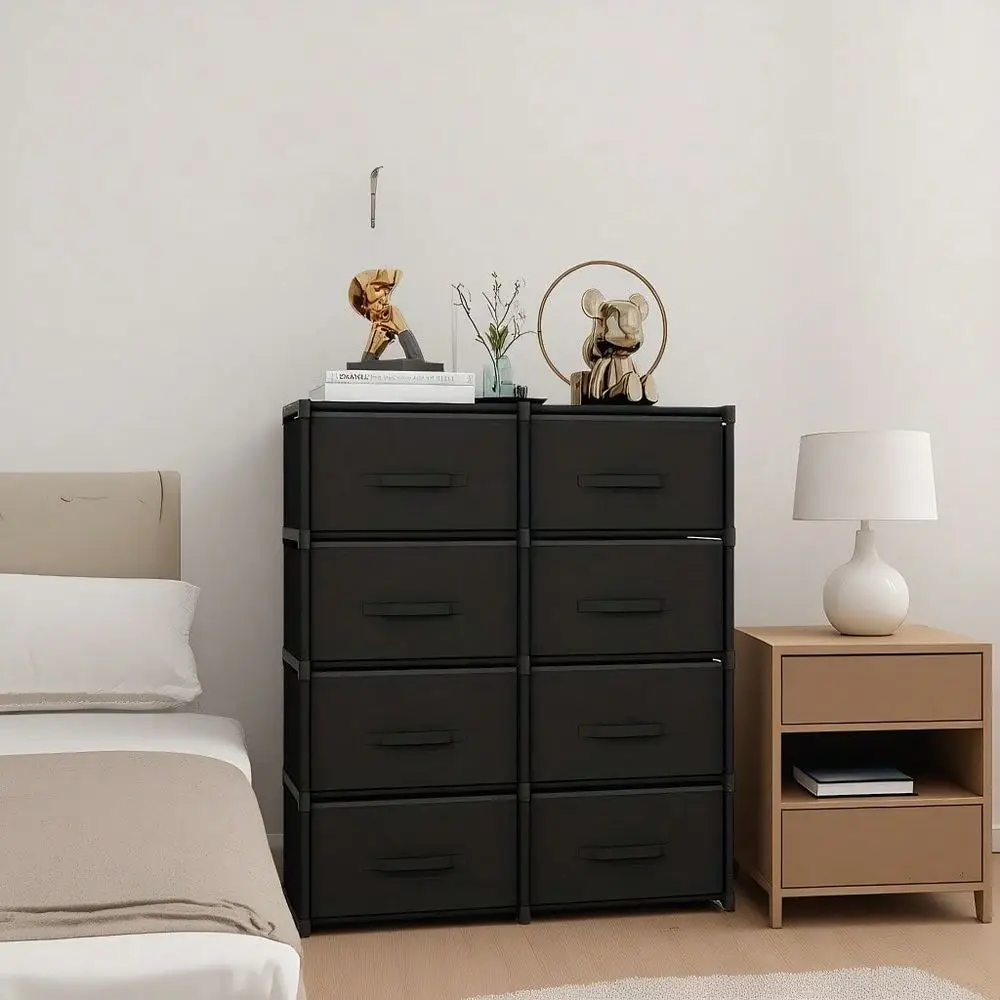 4Tier Heavy Duty Fabric Storage Cabinet With Drawers SmoothGliding Drawers, SpaceSaving ToolFree Setup For Home Office Bedroom
4Tier Heavy Duty Fabric Storage Cabinet With Drawers SmoothGliding Drawers, SpaceSaving ToolFree Setup For Home Office Bedroom