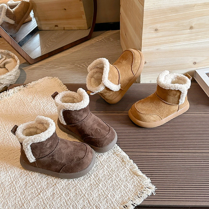 2025 Winter New Children Cotton Boots for Girls Fashion Korean Style Soft Bottom Anti-slippery Versatile Outside Keep Warm Shoes
2025 Winter New Children Cotton Boots for Girls Fashion Korean Style Soft Bottom Anti-slippery Versatile Outside Keep Warm Shoes