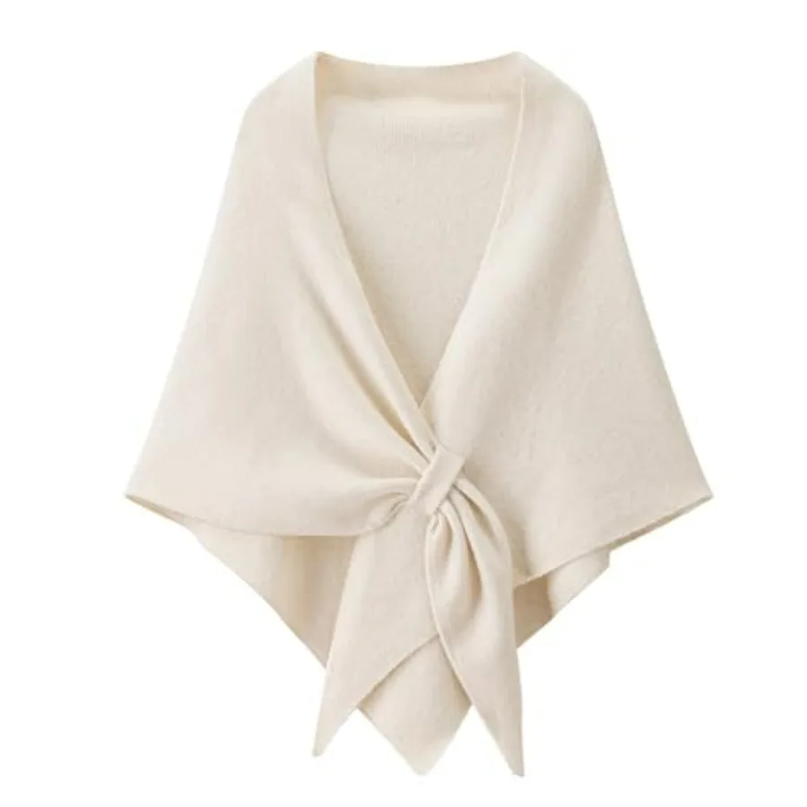 Women Elegant Knit Triangle Shawls Wraps Trendy Solid Color Tie Up Knotted Pashmina Scarf Sweater Fall Winter
Women Elegant Knit Triangle Shawls Wraps Trendy Solid Color Tie Up Knotted Pashmina Scarf Sweater Fall Winter