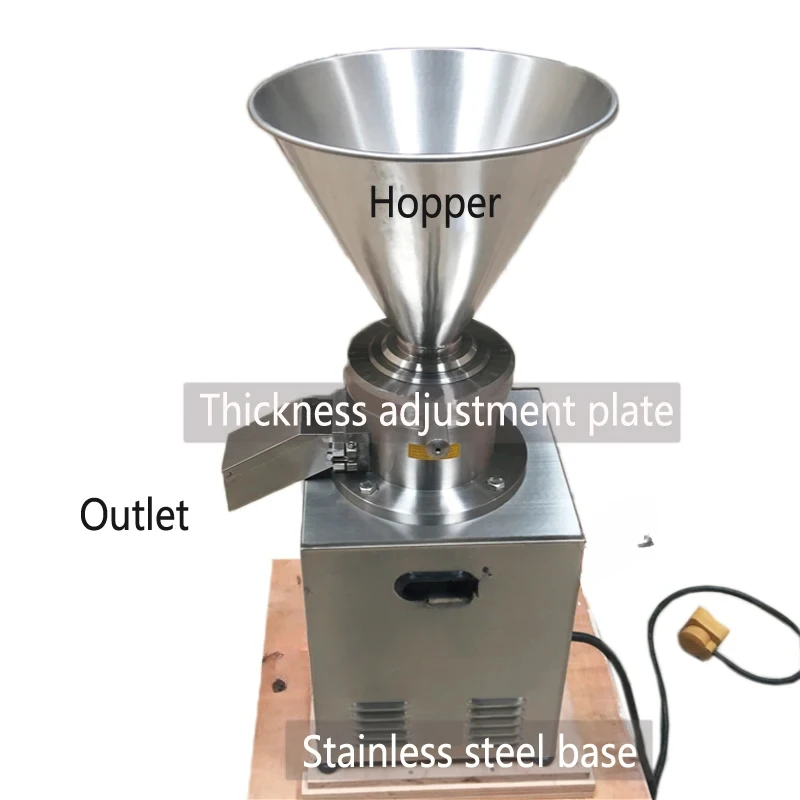 Hot salesJMC80 Vertical emulsified colloid mill 380V stainless steel grind chocolate betel nut peanut chili sesame sauce machine
Hot salesJMC80 Vertical emulsified colloid mill 380V stainless steel grind chocolate betel nut peanut chili sesame sauce machine