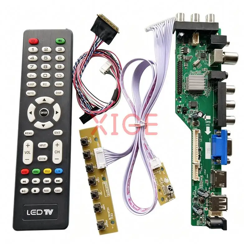For N101L6 HT101WSB LTN101NT02 N101LGE Controller Drive Board Kit 1024*600 1024x600 LVDS-40 Pin Laptop Panel DVB/USB/AV/VGA/HDMI
For N101L6 HT101WSB LTN101NT02 N101LGE Controller Drive Board Kit 1024*600 1024x600 LVDS-40 Pin Laptop Panel DVB/USB/AV/VGA/HDMI