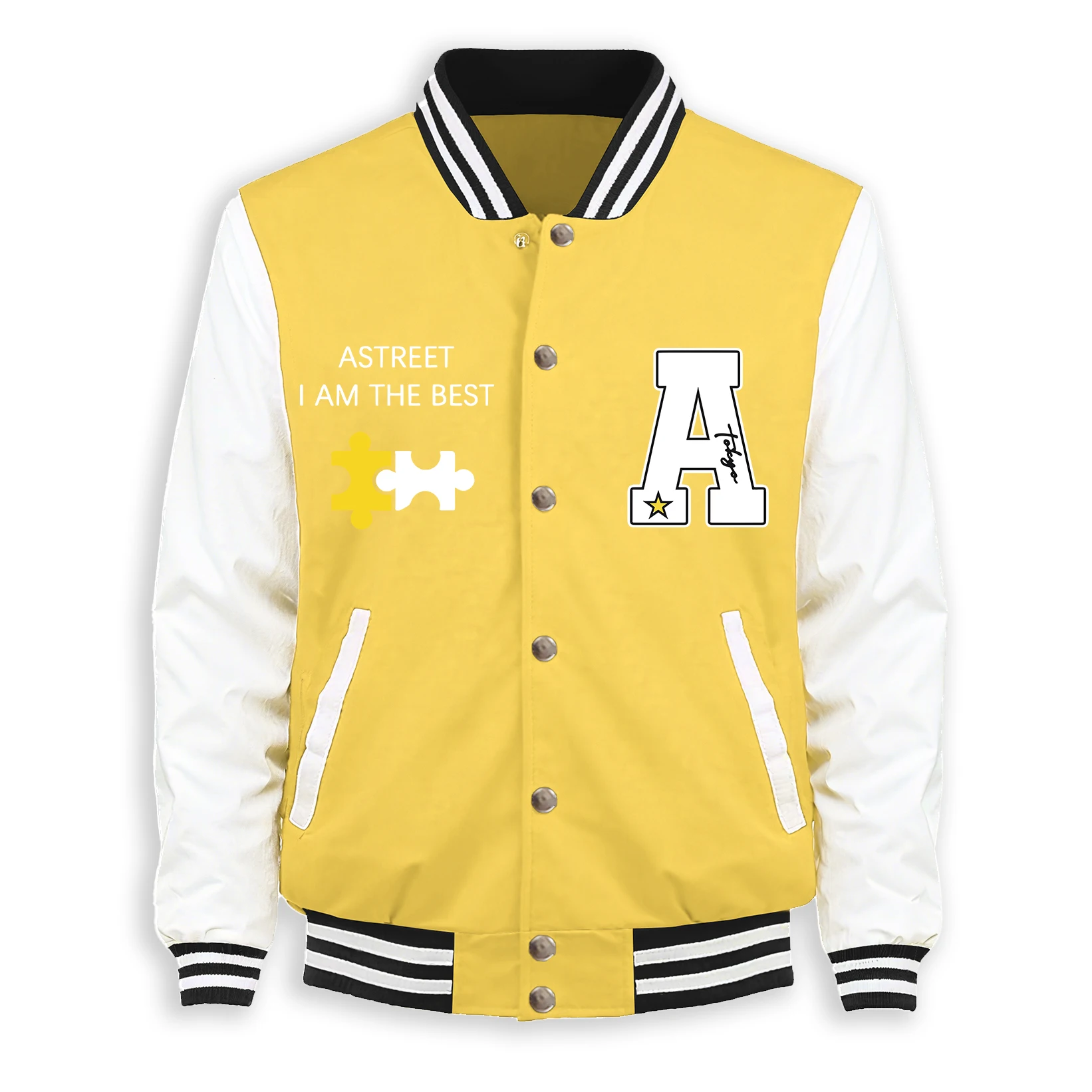 Usa I Am The Best Print Baseball Jackets Men Fleece Loose All-Match Streetwear Fashion Colour Jersey Retro Casual Clothes Man
Usa I Am The Best Print Baseball Jackets Men Fleece Loose All-Match Streetwear Fashion Colour Jersey Retro Casual Clothes Man