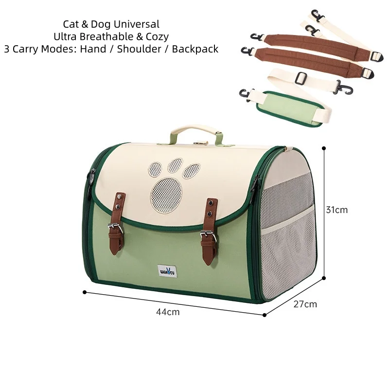 Multifunctional outdoor pet kennel, portable, can be carried with a single shoulder strap or by hand, and also can be used as a
Multifunctional outdoor pet kennel, portable, can be carried with a single shoulder strap or by hand, and also can be used as a