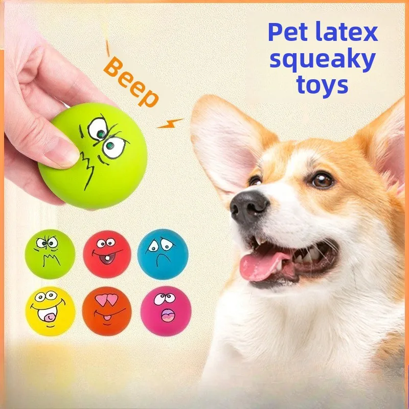 6pcs Pet Grinding Teeth Sound Toy Decompression Dog Toys, Latex Ball Puppy Toy, Expression Ball Interactive Toys Dog Accessories
6pcs Pet Grinding Teeth Sound Toy Decompression Dog Toys, Latex Ball Puppy Toy, Expression Ball Interactive Toys Dog Accessories