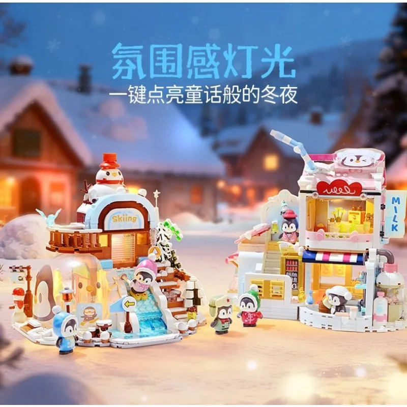 Конструктор Keeppley: Модель горнолыжного курорта «Харбинская ледяная столица», подарок для мальчиков и девочек на день рождения
Конструктор Keeppley: Модель горнолыжного курорта «Харбинская ледяная столица», подарок для мальчиков и девочек на день рождения