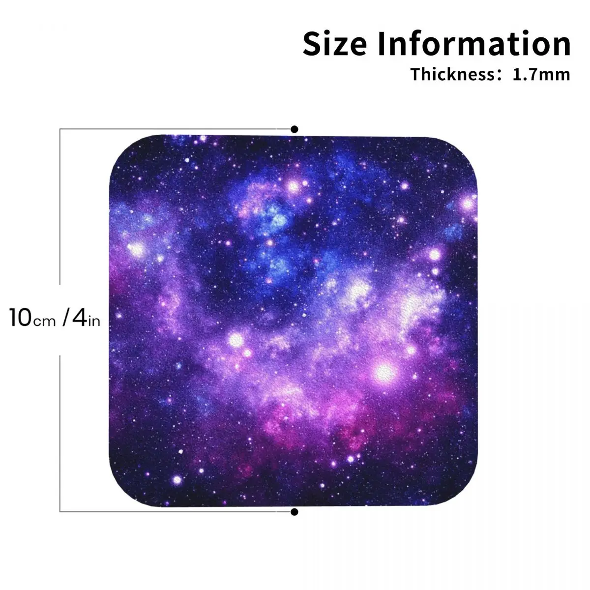 Purple Blue Galaxy Nebula Coasters Leather Placemats Non-slip Insulation Coffee Mats For Home Kitchen Dining Pads Set of 4
Purple Blue Galaxy Nebula Coasters Leather Placemats Non-slip Insulation Coffee Mats For Home Kitchen Dining Pads Set of 4