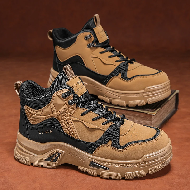 Autumn Men's Sneakers 2025 New Breathable Casual Shoes for Men Buttons Platform Vulcanized Sneakers Shoes Non-slip BOOTS
Autumn Men's Sneakers 2025 New Breathable Casual Shoes for Men Buttons Platform Vulcanized Sneakers Shoes Non-slip BOOTS