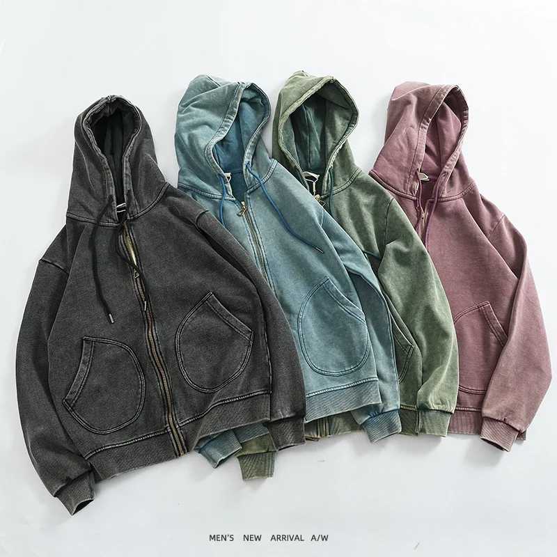 Heavyweight Pure Cotton Fce Open Cardigan Hoodie Men's Workwear Waed Thiened Spor Casual Hat irt Loose Fit Long Sl...
Heavyweight Pure Cotton Fce Open Cardigan Hoodie Men's Workwear Waed Thiened Spor Casual Hat irt Loose Fit Long Sl...