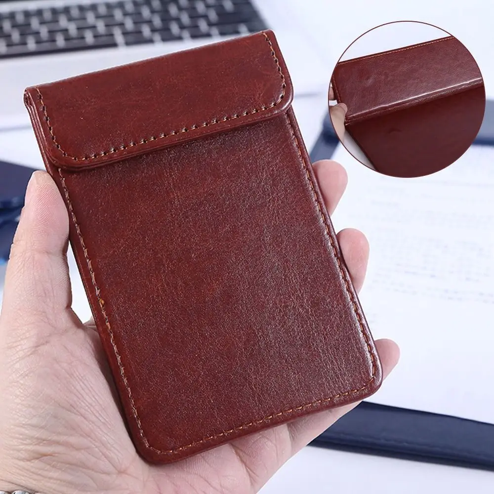 Portable Magnetic Snap Cash Receipt Folder PU Leather Bill Organizer Cash Book Waterproof Bill Book Hotel
Portable Magnetic Snap Cash Receipt Folder PU Leather Bill Organizer Cash Book Waterproof Bill Book Hotel