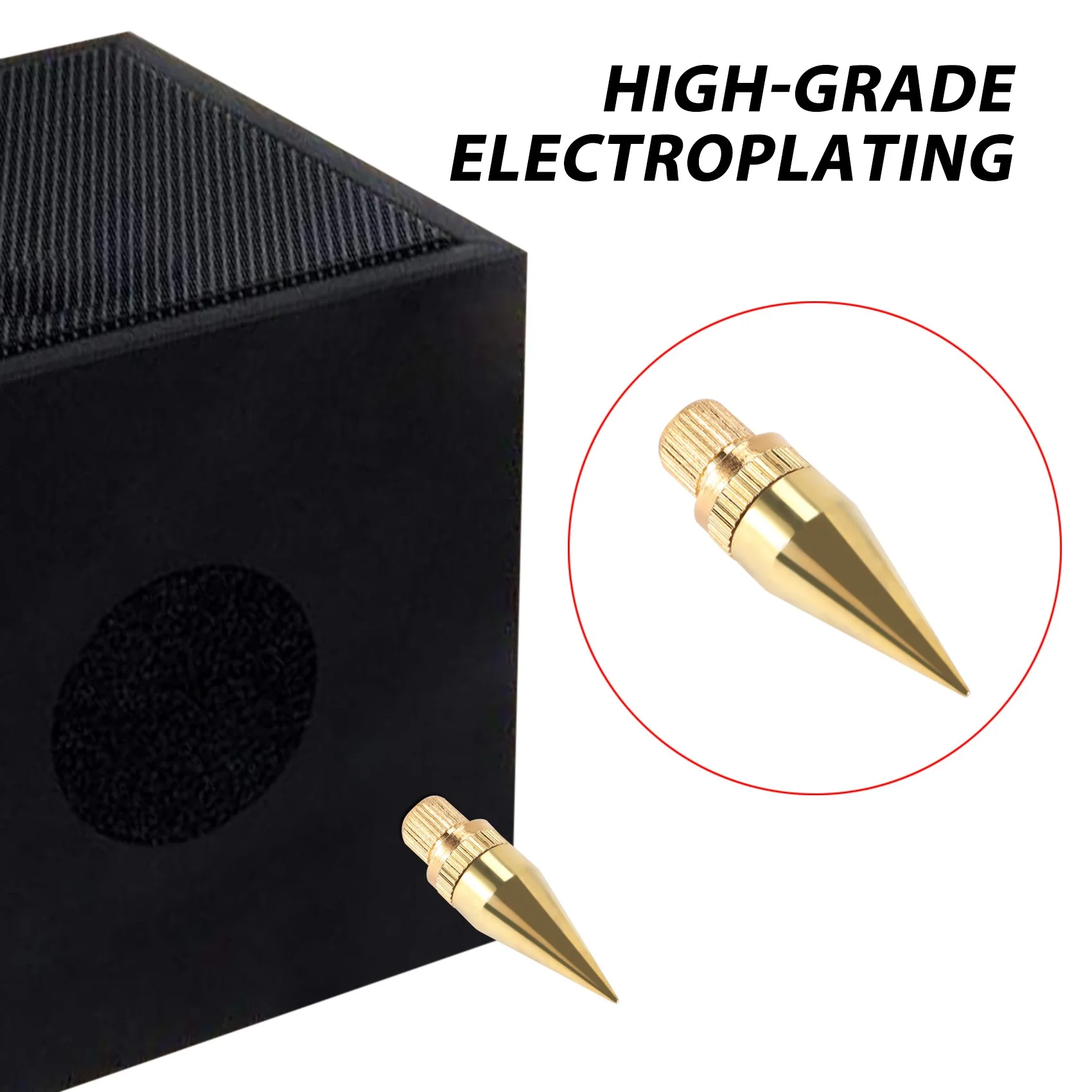 B24B 8 Pairs 6 X 36Mm Copper Speaker Spike Isolation Stand + Base Pad Feet Mat Speaker Isolation Speaker Isolation Pads
B24B 8 Pairs 6 X 36Mm Copper Speaker Spike Isolation Stand + Base Pad Feet Mat Speaker Isolation Speaker Isolation Pads