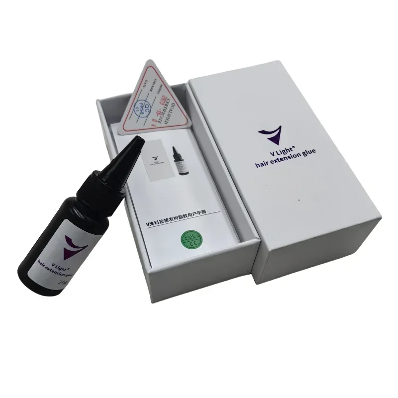 Hot Selling V light system Hair Extension Tools Invisible Adhesive V Light Hair Extension Glue
Hot Selling V light system Hair Extension Tools Invisible Adhesive V Light Hair Extension Glue