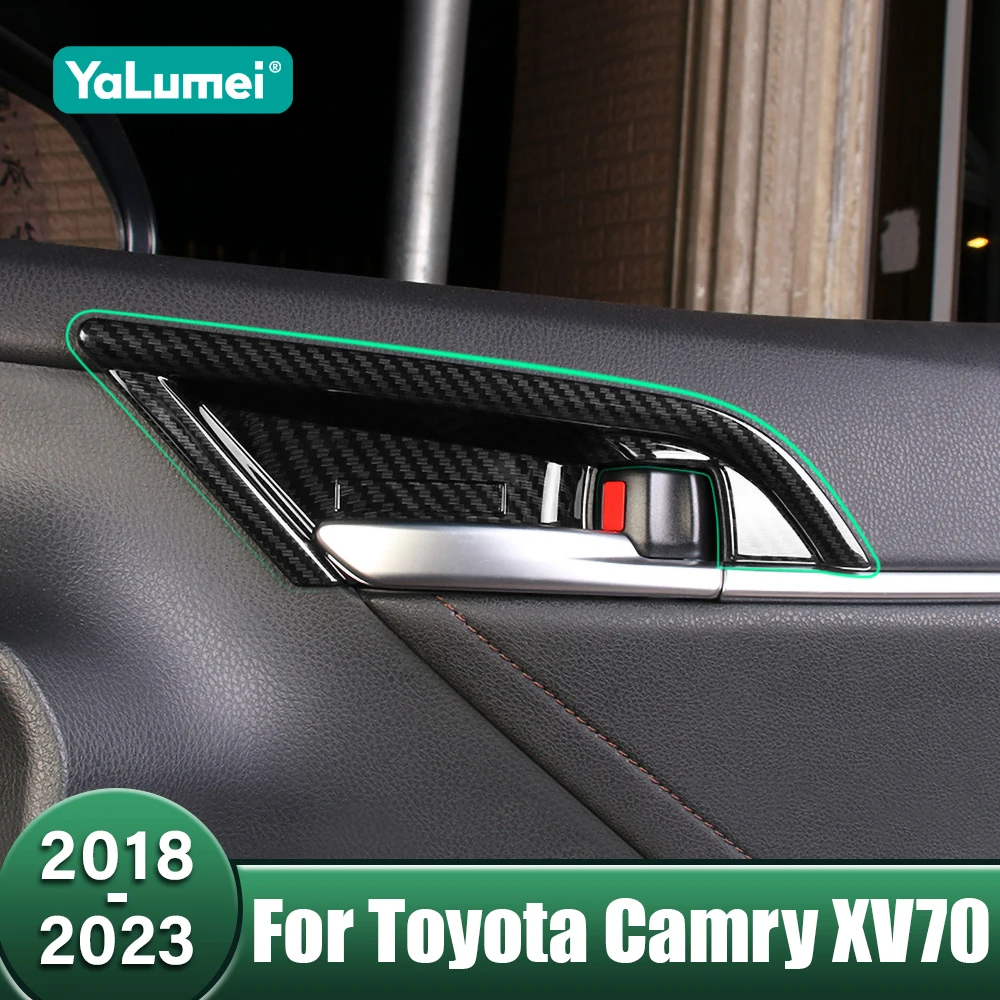 Car Decal Inner Door Handle Bowl Frame Cover Trim Stickers Accessories For Toyota Camry XV70 70 2018 2019 2020 2021 2022 2023
Car Decal Inner Door Handle Bowl Frame Cover Trim Stickers Accessories For Toyota Camry XV70 70 2018 2019 2020 2021 2022 2023