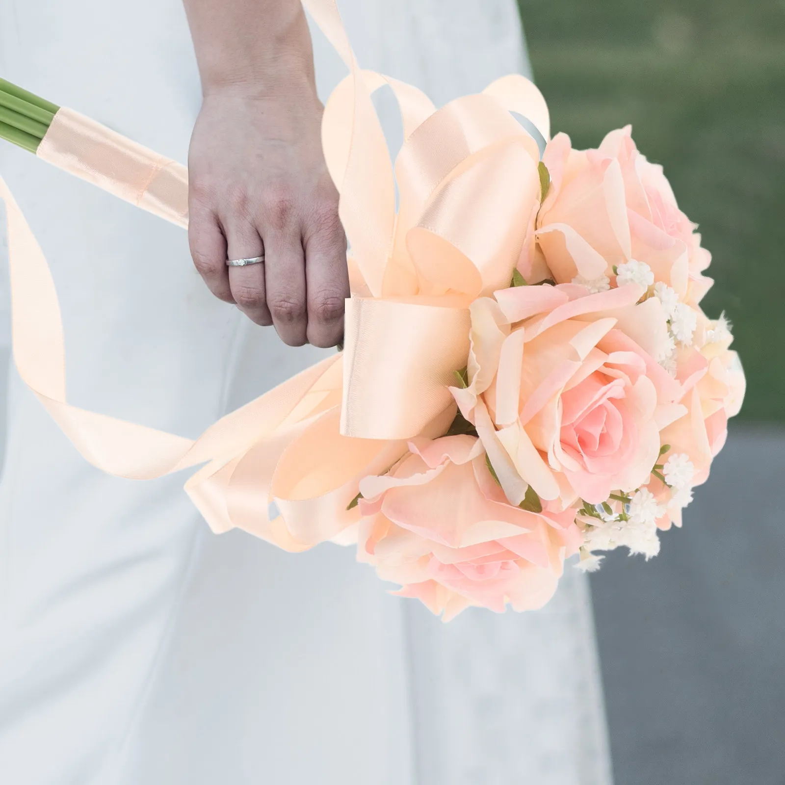 Pink Wedding Bouquet Artificial Bridal Flower Bouquets For Bride Bridesmaid Handheld Realistic Silk Rose Fake Flowers
Pink Wedding Bouquet Artificial Bridal Flower Bouquets For Bride Bridesmaid Handheld Realistic Silk Rose Fake Flowers