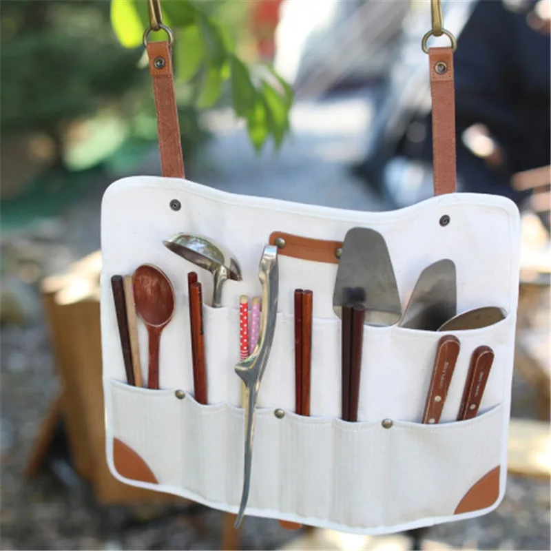Outdoor Camping Storage Bag Multi-Pocket Tableware Container Storage Bag Picnic Cutlery Campers' utensils Organizer Bag For Rack
Outdoor Camping Storage Bag Multi-Pocket Tableware Container Storage Bag Picnic Cutlery Campers' utensils Organizer Bag For Rack