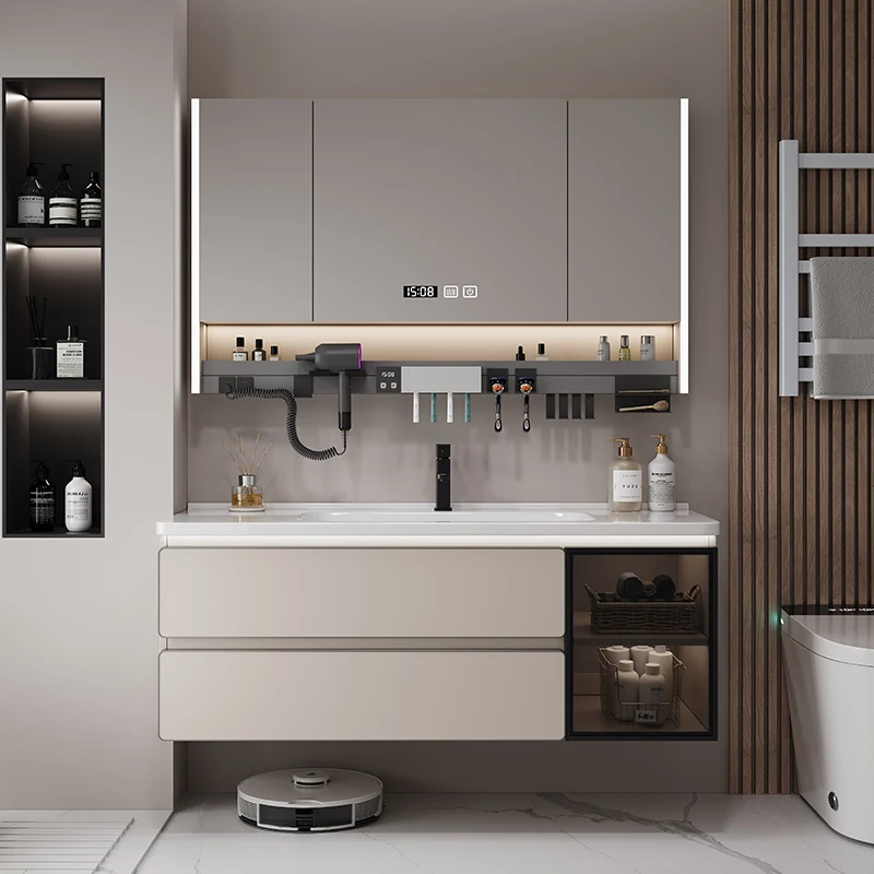 Modern Simple Bathroom Cabinets Washstand Toilet Vintage Vanity Bathroom Cabinets Storage Mirrors Mobiletto Bagno Furniture
Modern Simple Bathroom Cabinets Washstand Toilet Vintage Vanity Bathroom Cabinets Storage Mirrors Mobiletto Bagno Furniture