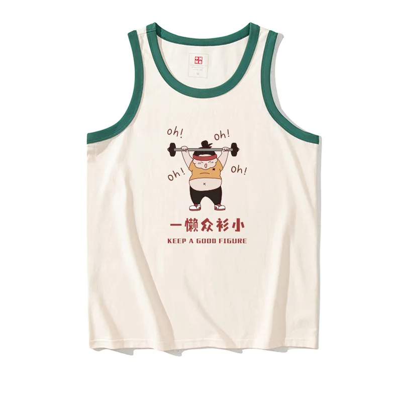 Chinese Letters Tank Tops, Loose Gym Sleeveless Singlet, Casual Men's Oversize Cotton Undershirt Vest, S M L XL 2XL 3XL 4XL
Chinese Letters Tank Tops, Loose Gym Sleeveless Singlet, Casual Men's Oversize Cotton Undershirt Vest, S M L XL 2XL 3XL 4XL