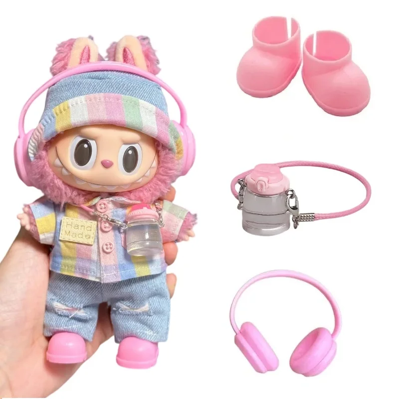 Rainbow Lattice plaid shirt Set For Ropa Labubu 3.0 v1/v2/v3 baby doll outfit clothes for labubu Doll cloth
Rainbow Lattice plaid shirt Set For Ropa Labubu 3.0 v1/v2/v3 baby doll outfit clothes for labubu Doll cloth
